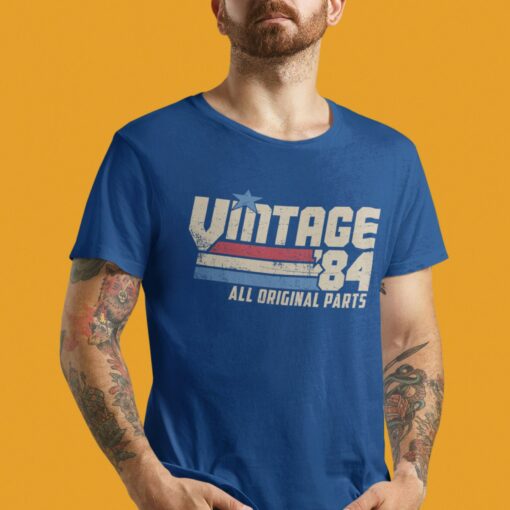 Timeless 40th Birthday Tribute Vintage 1984 T-Shirt, A Nostalgic Throwback - Image 2