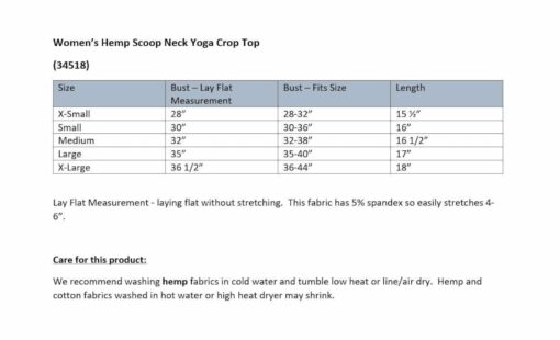 Asatre Hemp Yoga Crop Top Eco-Friendly, Sustainable Athletic Wear for Women - Image 4