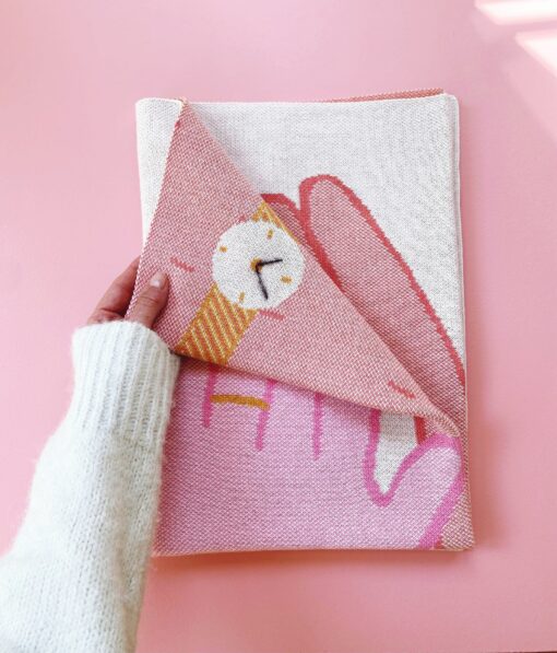 Snuggle Up with Our Ultra-Soft Knit Baby Blanket The Perfect Gift for New Parents and Cozy Nursery Decor - Image 4