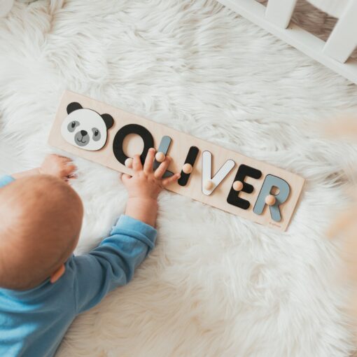 Personalized Farm Animal Name Puzzle Educational Gift for Kids, Birthdays, and Christmas - Image 2