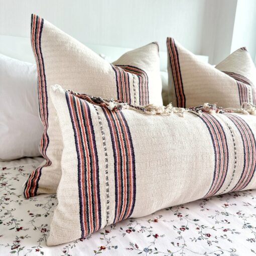 Handwoven Cotton Pillow Cover Natural Dye Textiles for Modern and Bohemian Decor - Image 3