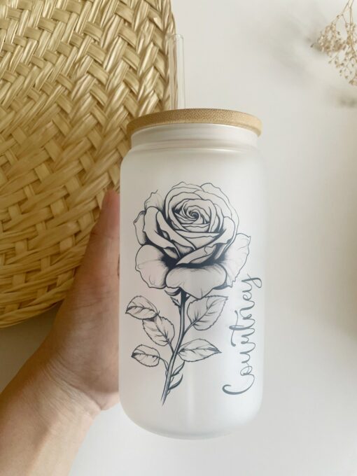 Personalized Birth Flower Birthday Gift Box A Cherished Keepsake for Your Sister or Best Friend - Image 2