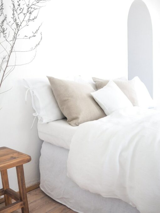 Luxurious Stonewashed Linen Duvet Cover Indulge in the Softness of Nature - Image 2