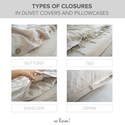 Luxurious Stonewashed Linen Duvet Cover Indulge in the Softness of Nature - Image 6