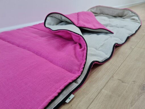 Organic Hemp Linen Sleeping Bag Nature's Embrace for Restful Nights - Image 2
