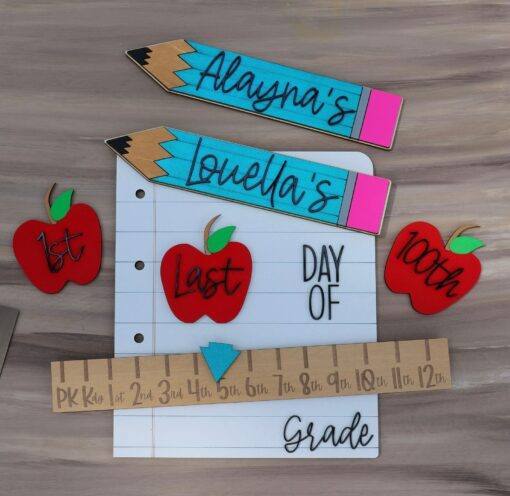Personalized Interchangeable Back-to-School Sign Express Yourself, Welcome Students - Image 3