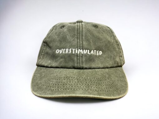 Embroidered Cap Vivian Flytrap - Washed Vintage Baseball Dad Cap - Image 5