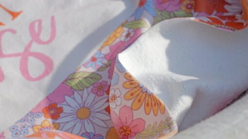 Personalized Vintage Floral Baby Blanket A Cherished Keepsake for Your Little Princess - Image 3