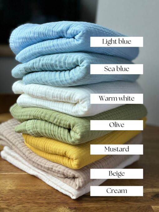 Snuggle Up in Sweet Dreams Personalized Muslin Duvet Cover Set for Your Precious Little One - Image 3