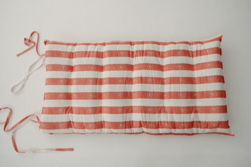 Organic Play Mat 27"x55" HEMP Fiber Filled Crawling Mat in Linen Fabric - Image 2
