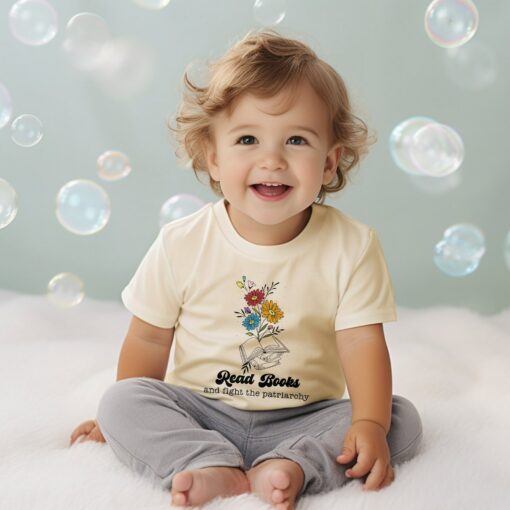 Empower the Future Read Books, Fight the Patriarchy Onesie? for Tiny Feminists - Image 4
