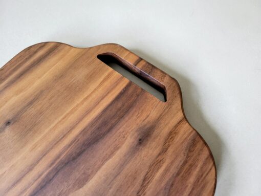 Black Walnut Charcuterie Board Double Cut Out Handle Paddle Board for Sophisticated Entertaining - Image 4