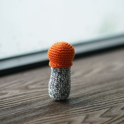 Enchanting Crochet Mushroom A Whimsical Plush Toy for Kids and Home Decor - Image 5