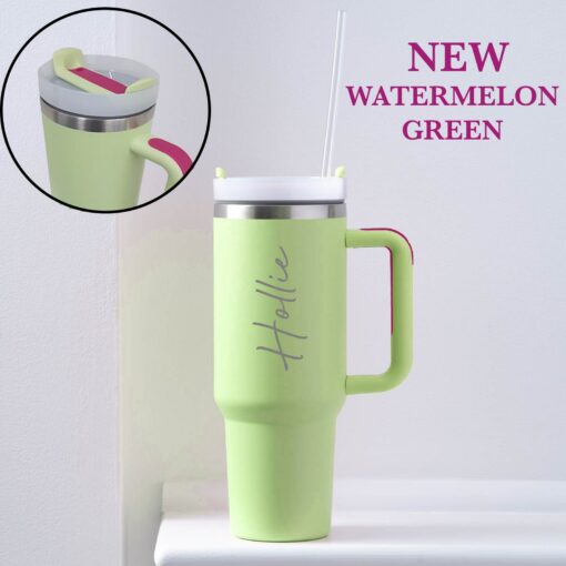 Personalized 40oz Engraved Double-Walled Travel Mug Your Name, Your Style, Your Adventure - Image 2