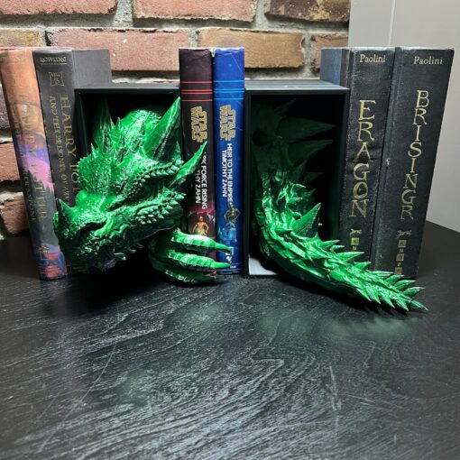 Enchanted Dragon Book Nook A Mystical Haven for Bookworms and Fantasy Enthusiasts - Image 3