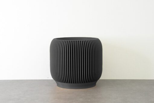 Modern Black Planter Elevate Your Home Decor with Sophisticated Style - Image 3