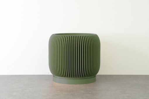 Modern Matte Army Green Planter Elevate Your Home Decor with Style - Image 2