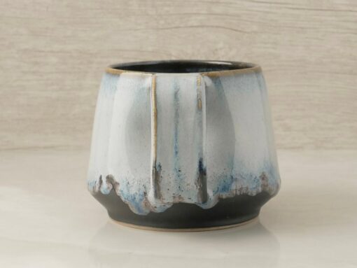 Handmade Mountain FluxBlue Handle Mugs Elevate Your Home with Unique Ceramic Art - Image 3