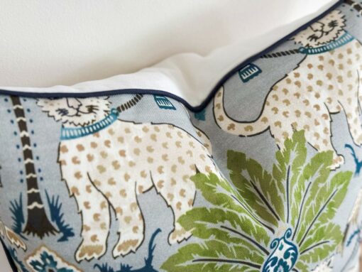 Tropical Oasis Happy Jaguar Pillow Cover for Indoor/Outdoor Decor - Image 3