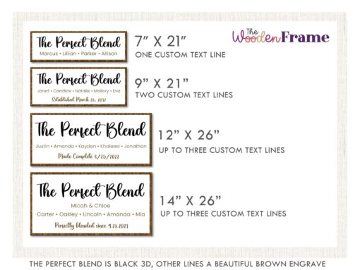 Personalized Blended Family Sign A Symbol of Love and Unity - Image 2