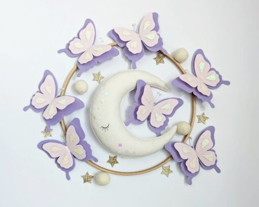 Enchanted Butterfly Haven A Serene Mobile for Baby's Dreams - Image 6