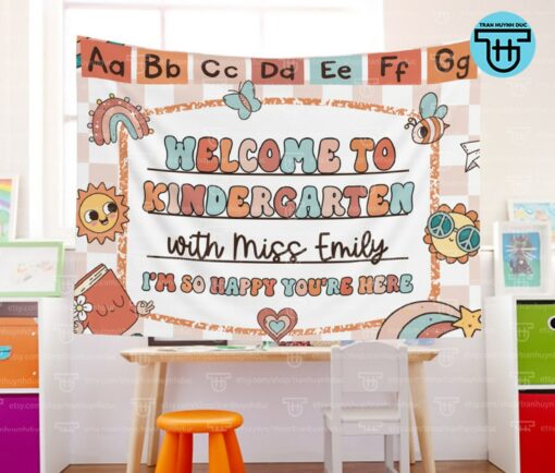 Classroom Tapestry Personalized Teacher Gift for Back-to-School, Kindergarten, and Classroom Decor - Image 2