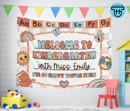 Classroom Tapestry Personalized Teacher Gift for Back-to-School, Kindergarten, and Classroom Decor - Image 3