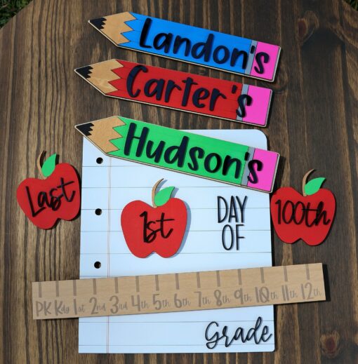 Personalized Interchangeable Back-to-School Sign Express Yourself, Welcome Students - Image 4