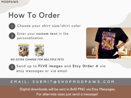 Personalized Vintage Pet T-Shirt Capture Your Furry Friend's Charm - Image 4