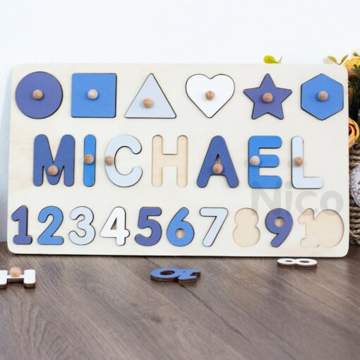 Personalized Puzzle A Cherished Keepsake for Baby's First Year - Image 3