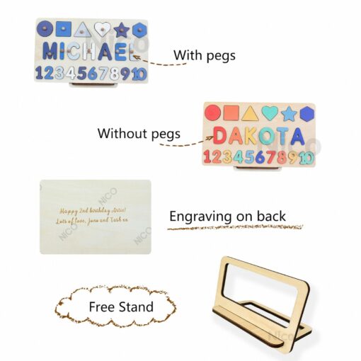 Personalized Puzzle A Cherished Keepsake for Baby's First Year - Image 6
