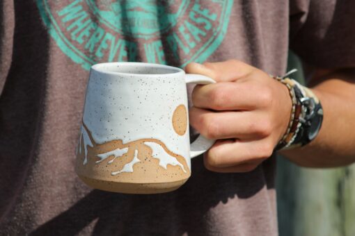 Celestial Sips from the Mountains Handmade Mug by Salt of the Earth Pottery - Image 5