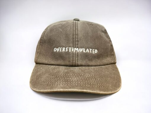 Embroidered Cap Vivian Flytrap - Washed Vintage Baseball Dad Cap - Image 6