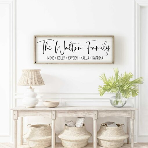 Personalized Family Name Sign A Timeless Treasure to Cherish - Image 3
