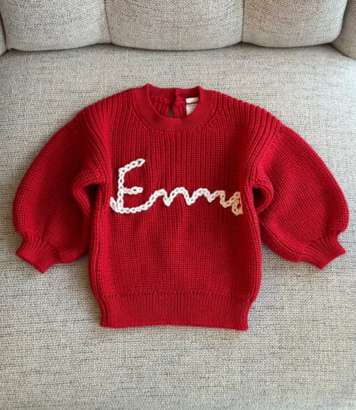 Personalized Baby Sweater Embroidered Sweatshirt, Custom Newborn Gift - Image 6