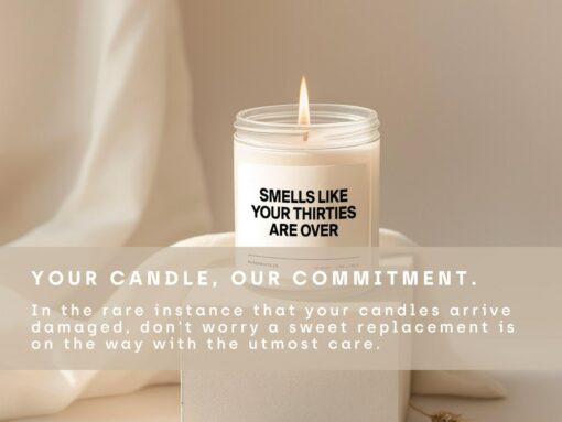 Celebrate 40 Years of Fabulous Personalized Candle for the End of Your Thirties - Image 3