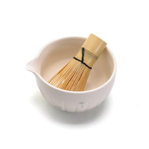 Handcrafted Dandelion Matcha Bowl Set Experience the Art of Japanese Tea Ceremony - Image 6