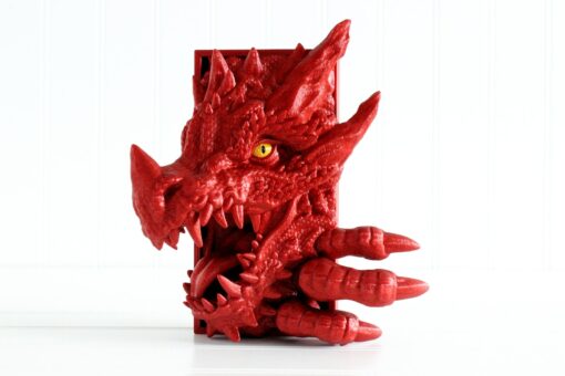 Enchanting Dragon Book Nook Illuminate Your Bookshelf with Fantasy and Wonder - Image 4