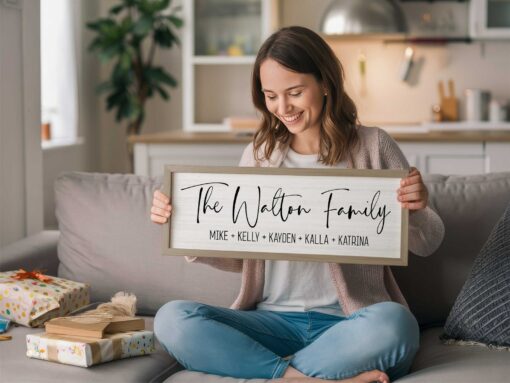 Personalized Family Name Sign A Timeless Treasure to Cherish - Image 2