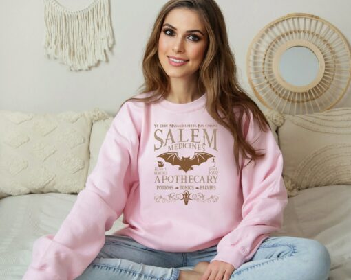 Bewitching Salem Apothecary Sweatshirt Unveil the Enchanting Spirit of Halloween - Image 5