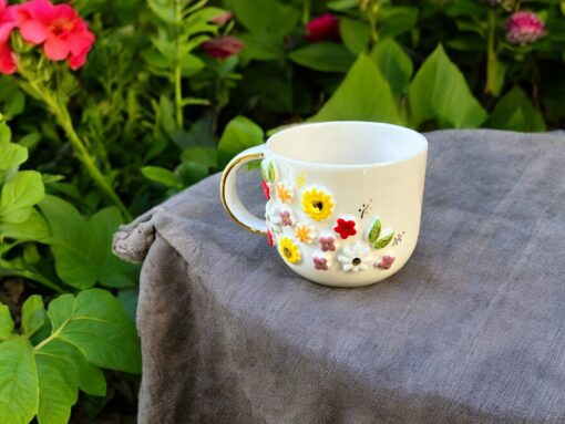 Exquisite Ceramic Mug with Custom Wood Slice Gift Box A Timeless Treasure for Coffee and Tea Aficionados - Image 6