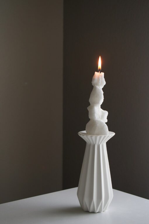 RockBlaze Handcrafted Palm Wax Pillar Candle for Meditation, Home Decor, and Gifting - Image 4