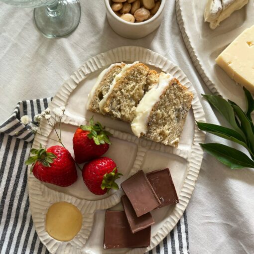 Handmade Ceramic Snack Palette A Culinary Canvas for Artistic Appetizers - Image 3