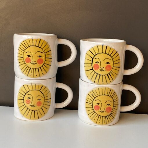 Sunshine in a Mug Illuminate Your Mornings with Handmade Ceramic Cheer - Image 2