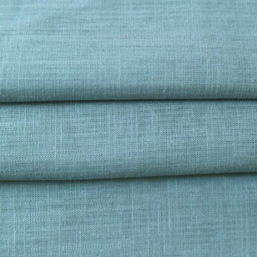 Azure Elegance Minimalist Linen Tablecloth for a Serene Dining Experience - Image 4