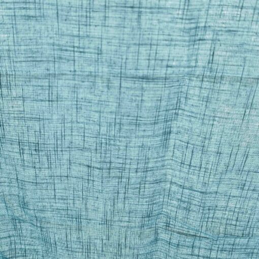 Azure Elegance Minimalist Linen Tablecloth for a Serene Dining Experience - Image 5