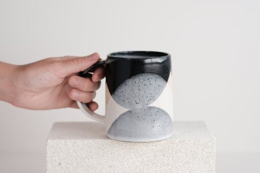 Winter's Embrace Handcrafted Stoneware Mug for 17oz of Cozy Warmth - Image 6