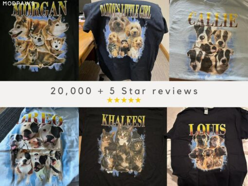 Personalized Vintage Pet T-Shirt Capture Your Furry Friend's Charm - Image 3