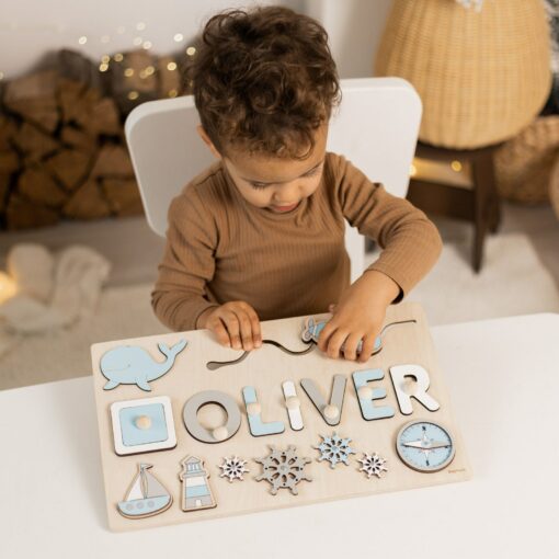 Personalized Montessori Busy Board A Sensory Adventure for Curious Toddlers - Image 4