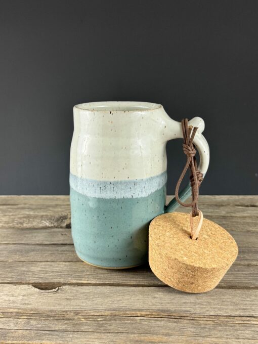 Artisan-Crafted Travel Mug Elevate Your Commute with a Unique Pottery Masterpiece - Image 3